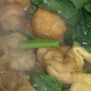 小松菜とお揚げの美味しい煮びたし